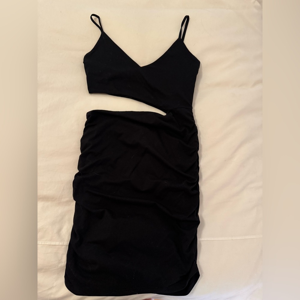 Superdown Black Cutout Dress